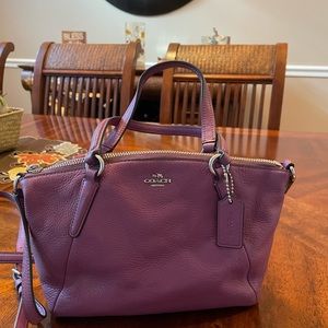 Like new purple Coach purse.